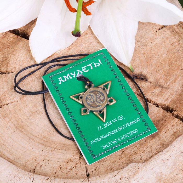 

Амулет "Знак ЦИ", (пробуждает внутреннюю энергию к действию), 68см