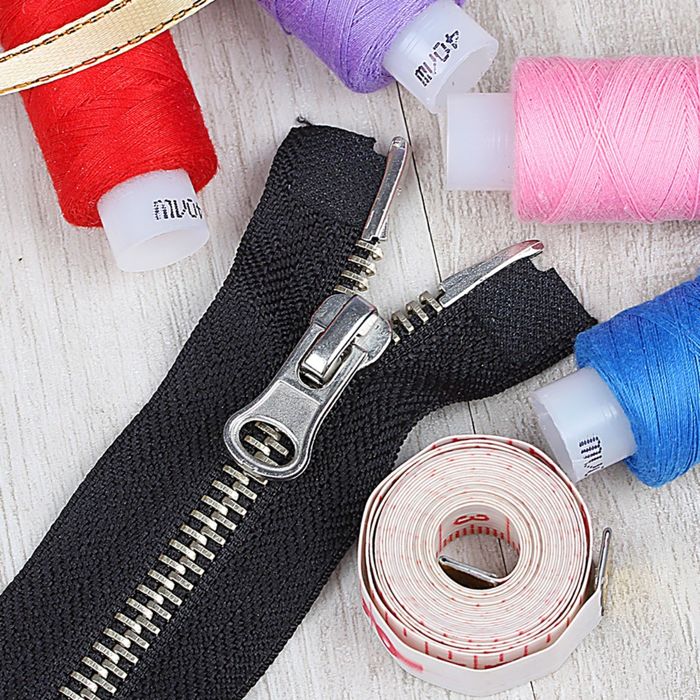 Молния №5, разъёмная, 2 бегунка, 90см, цвет чёрный