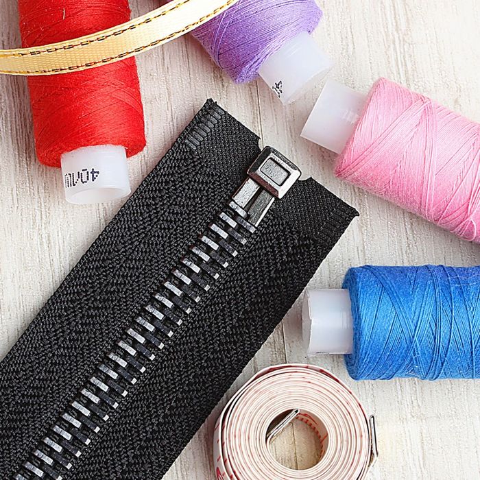 Молния №8, разъёмная, 80см, цвет чёрный