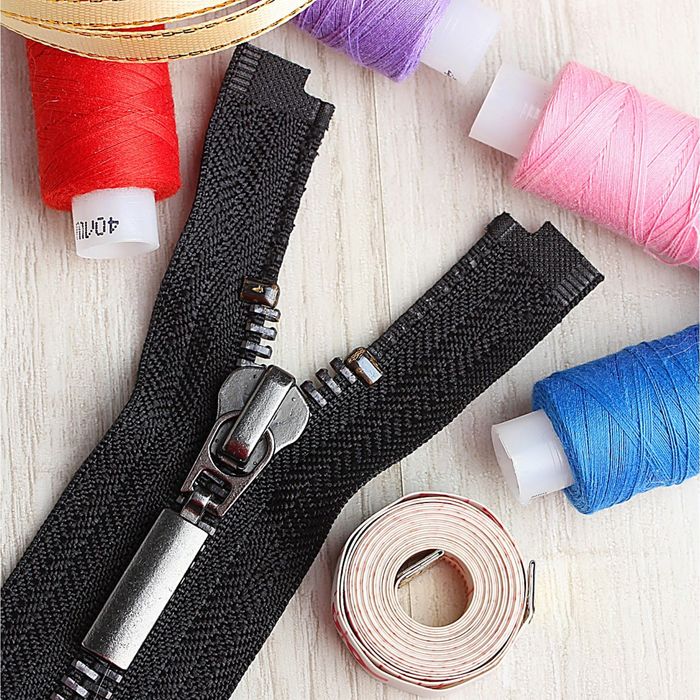 Молния №8, разъёмная, 80см, цвет чёрный