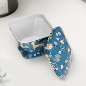 

Шкатулка металл "Оленёнок" 8х7,5х7,5 см