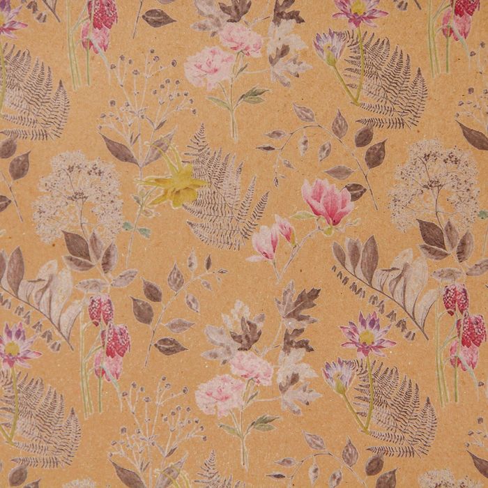 Бумага упаковочная крафт «Лето в сердце», 50 х 70 см