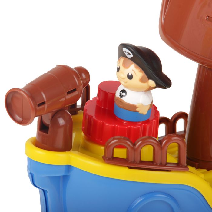 Набор «Пиратский корабль», +конструктор, 30 деталей