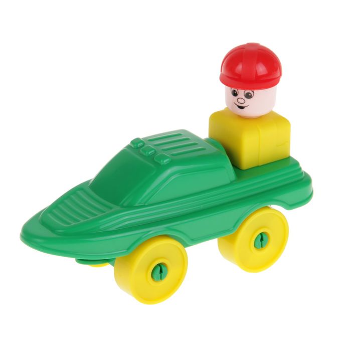 Конструктор "Юный путешественник, катер", 9 деталей, МИКС