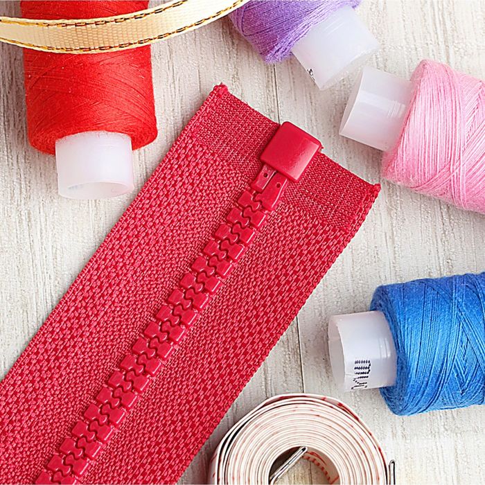 Молния "Трактор", №5, разъёмная, 80см, цвет светло-бордовый