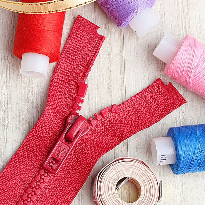 Молния "Трактор", №5, разъёмная, 80см, цвет светло-бордовый