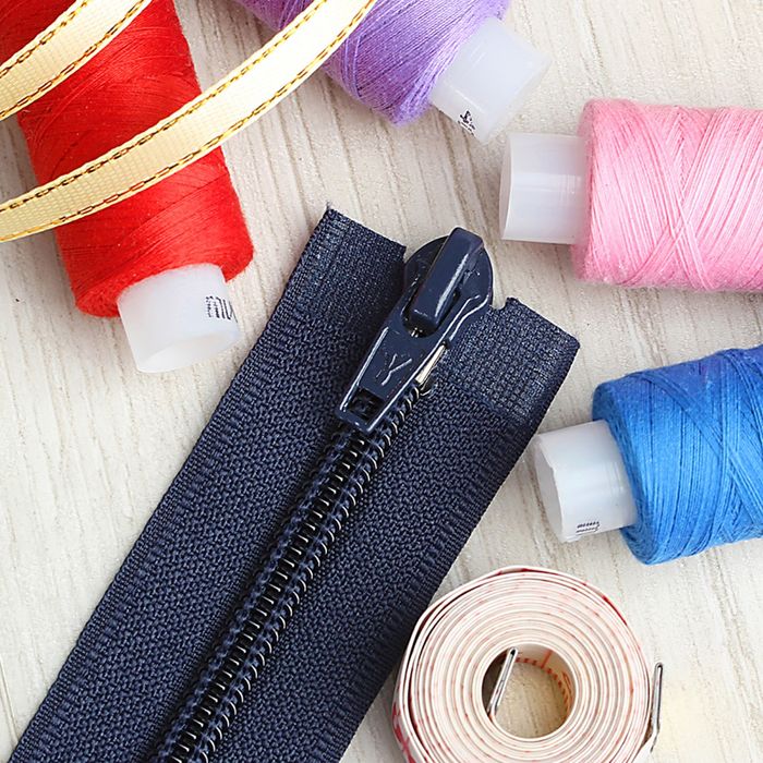 Молния "Спираль", №7, разъёмная, 2 бегунка, 120см, цвет тёмно-синий