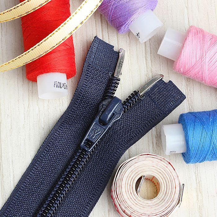 Молния "Спираль", №7, разъёмная, 2 бегунка, 120см, цвет тёмно-синий