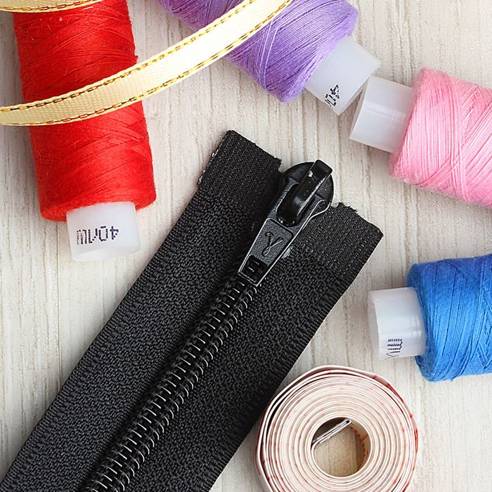 Молния "Спираль", №7, разъёмная, 2 бегунка, 200см, цвет чёрный