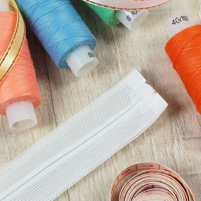 Молния "Спираль", №3, разъёмная, 35см, цвет белый