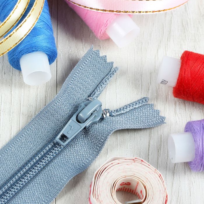 Молния "Спираль", №7, неразъёмная, обувная, 50см, цвет серый