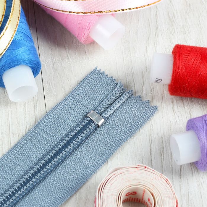 Молния "Спираль", №7, неразъёмная, обувная, 50см, цвет серый