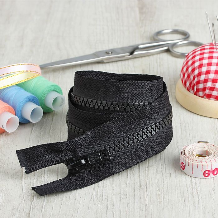 Молния "Трактор", №5, разъёмная, 95см, цвет чёрный