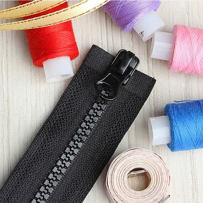 Молния "Трактор", №5, разъёмная, 2 бегунка, 130см, цвет чёрный