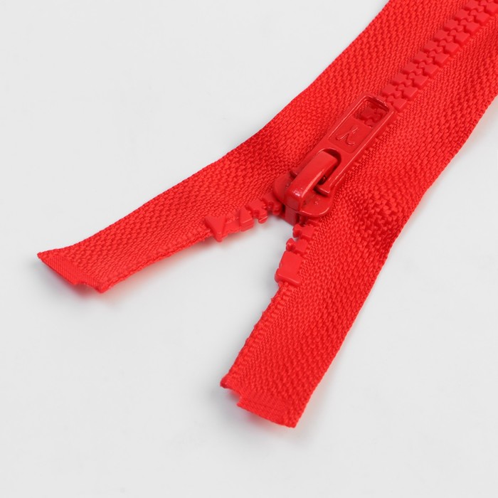 Молния "Трактор", №5, разъёмная, 30см, цвет красный