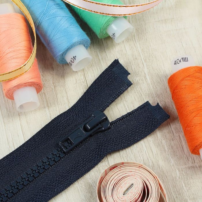 Молния "Трактор", №5, разъёмная, 30см, цвет тёмно-синий