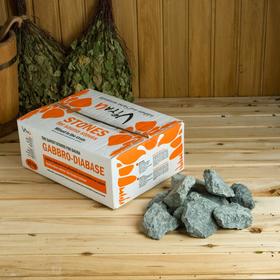 

Камень для бани "Gabbro-diabase" колотый, коробка 20 кг