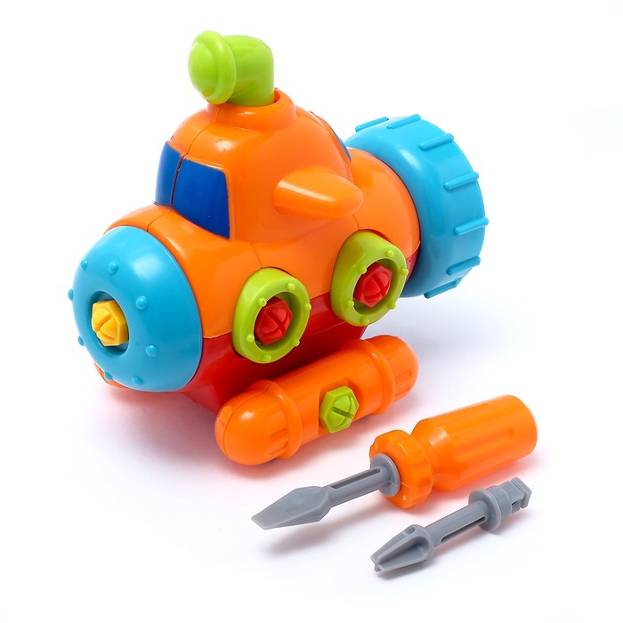 Конструктор отвёрточный «Подводная лодка», 23 детали