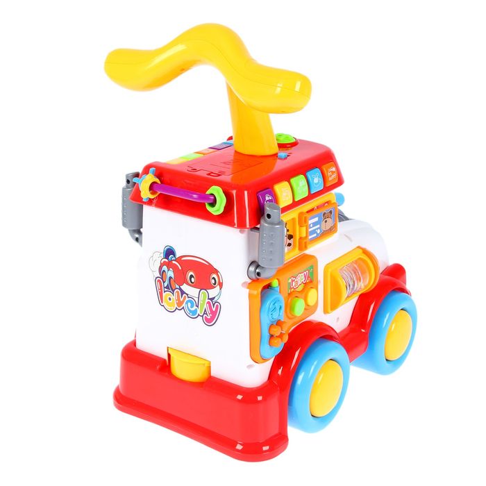 Каталка «Паровозик» с развивающими элементами и звуковыми эффектами