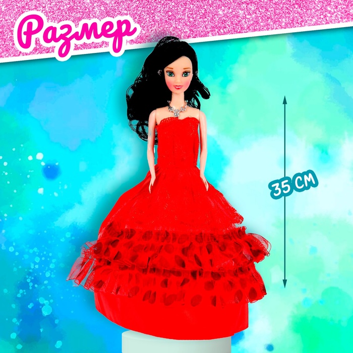 Кукла "Олеся" в бальном платье, МИКС