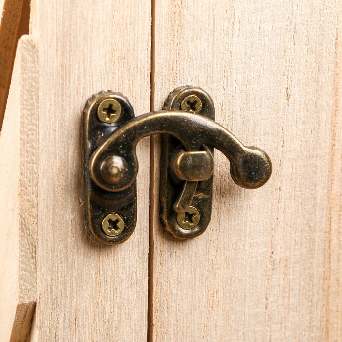 Шкатулка дерево для росписи под бутылку "Диагональ" 35,5х10х11 см