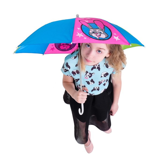 Зонт детский "Зверополис", 8 спиц d=78 см