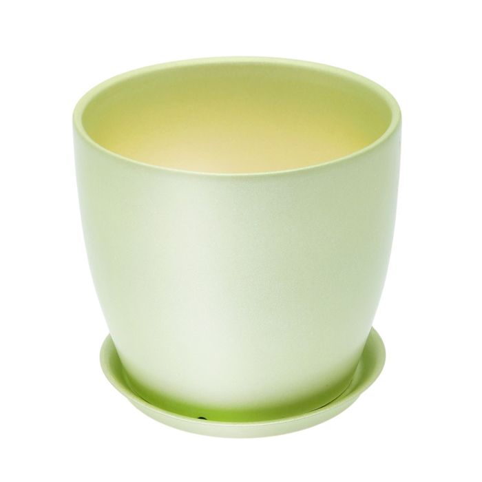 Кашпо "Осень" 3 л перламутр, фисташка, лак