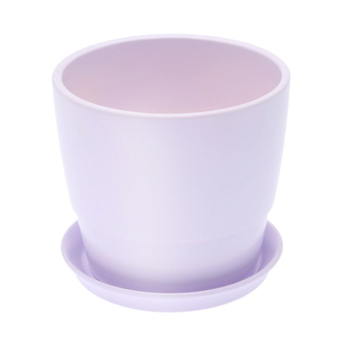 Кашпо "Тюльпан" 2 л, лаванда, лак