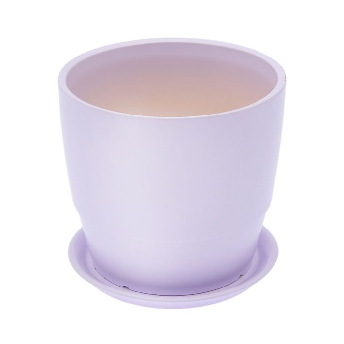 Кашпо "Тюльпан" 3 л, лаванда, лак