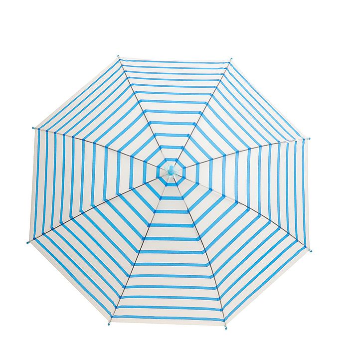 Зонт детский полуавтоматический "Полосочки", r=46см, цвет голубой
