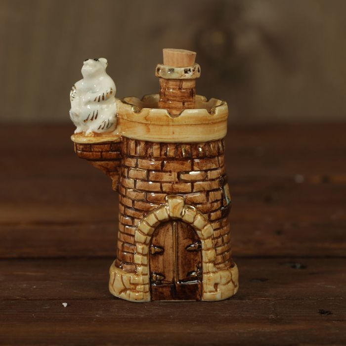 Мини-штоф фарфор "Башня" 50 мл