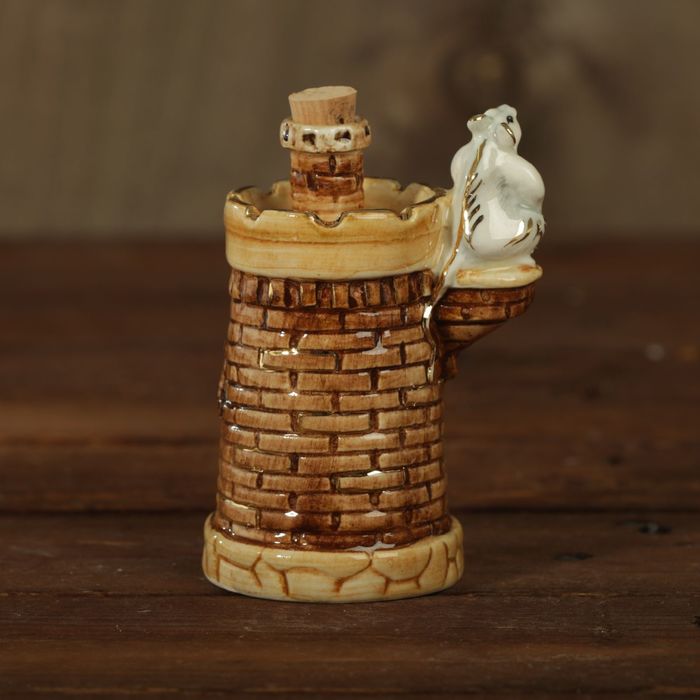 Мини-штоф фарфор "Башня" 50 мл