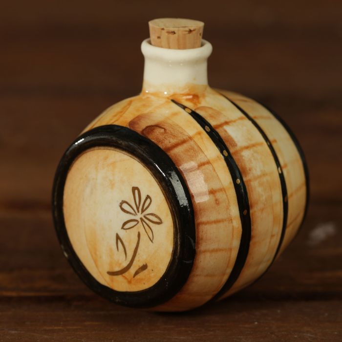 Мини-штоф фарфор "Бочка" 50 мл