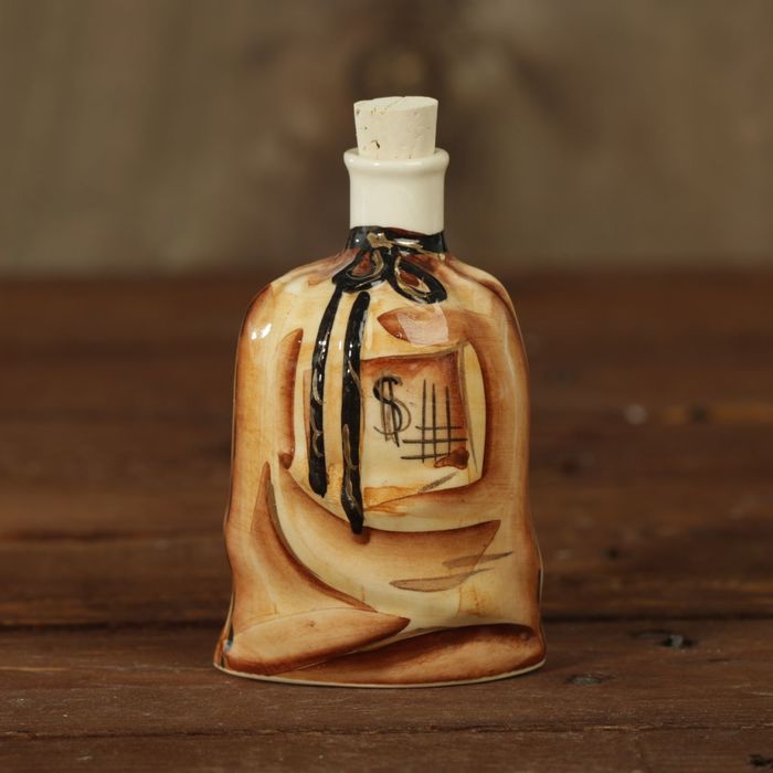 Мини-штоф фарфор "Мешок" 50 мл