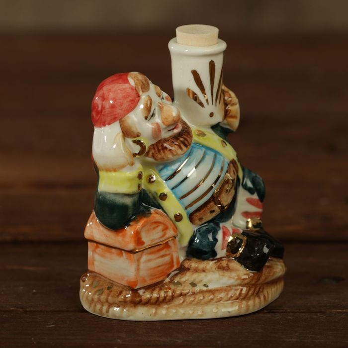 Мини-штоф фарфор "Пират" 50 мл