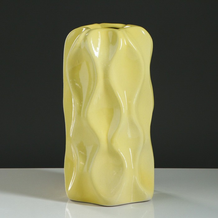 Ваза "Втулка" коричневая