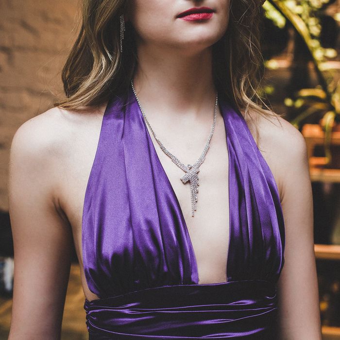 Набор 2 предмета: колье, серьги, "Лёд" зигзаг, цвет белый в серебре