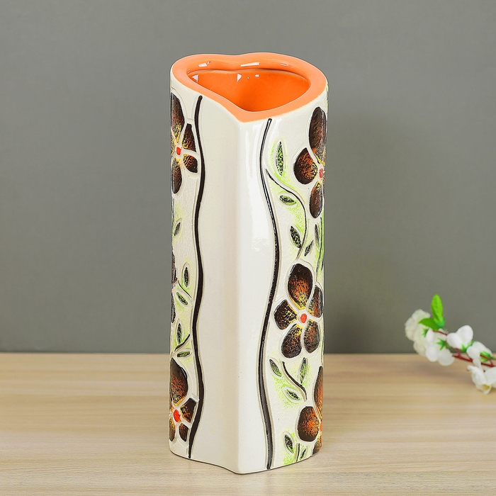 Ваза "Сенат" зеленая