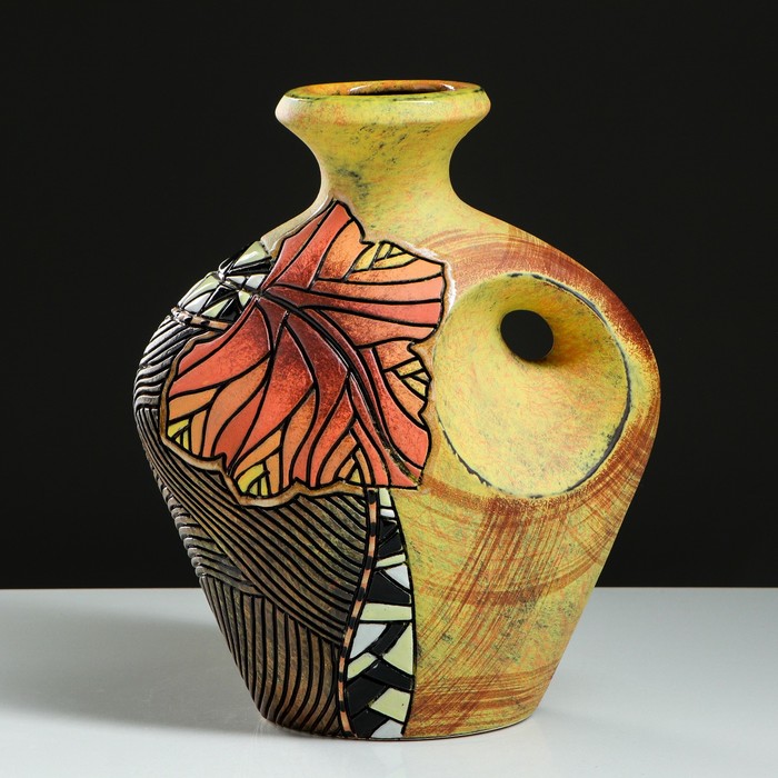 Ваза "Сердце" черная