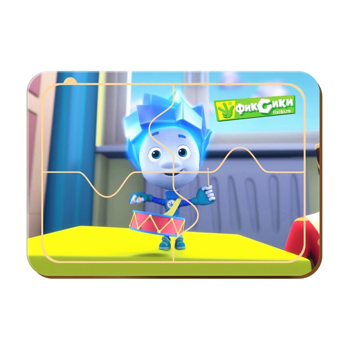 Пазл деревянный "Фиксики ", Нолик