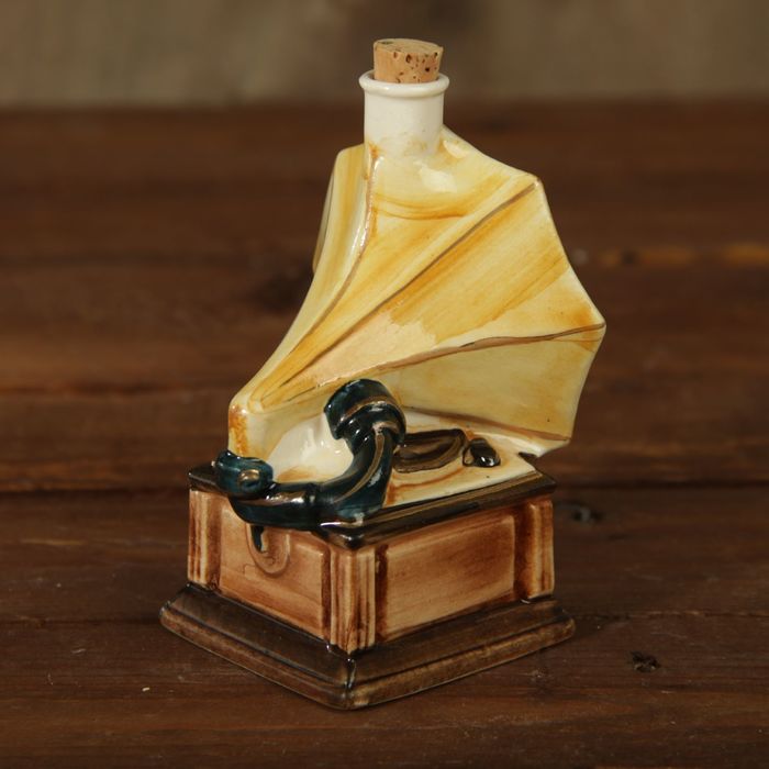 Мини-штоф фарфор "Граммофон" 50 мл