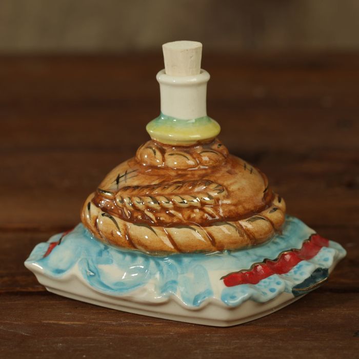 Мини-штоф фарфор "Каравай" 50 мл
