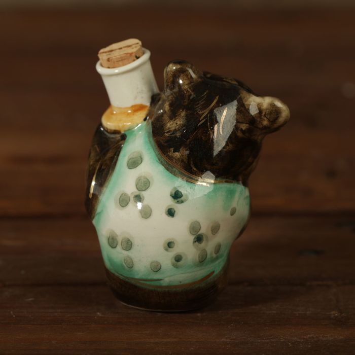 Мини-штоф фарфор "Медведь" 50 мл