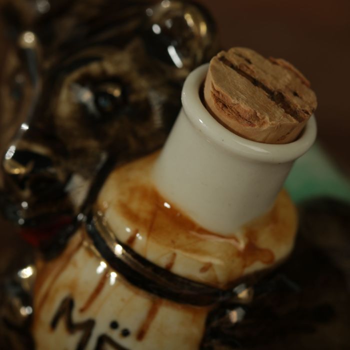 Мини-штоф фарфор "Медведь" 50 мл