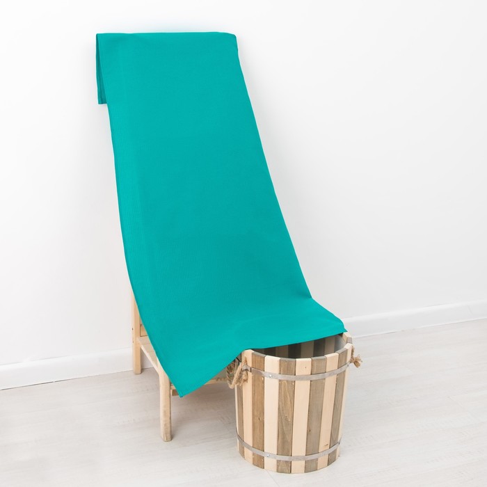 Полотенце вафельное гладкокрашенное, 70х140 см, цвет бирюза