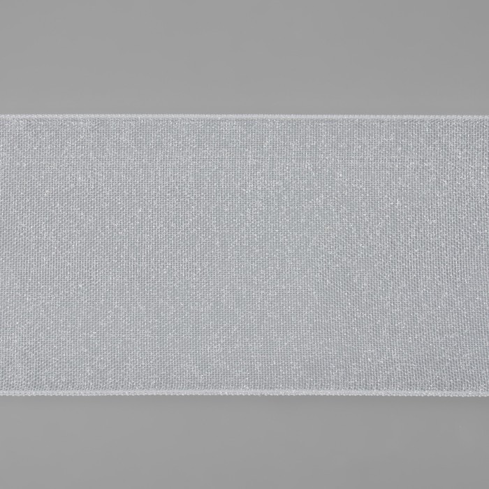 Шторная лента люверсная, клеевая односторонняя, 10 см, 50 ± 1 м, цвет белый