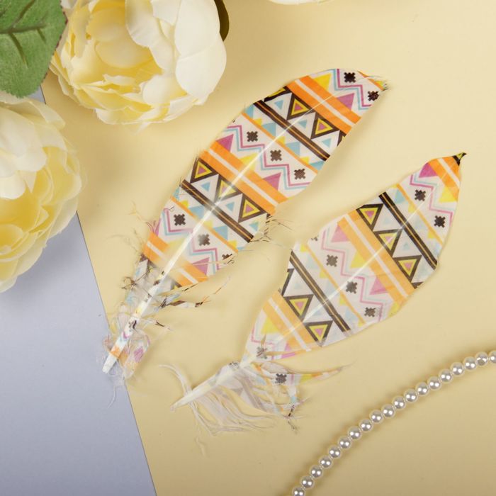 Набор перьев для декора, 2 шт.