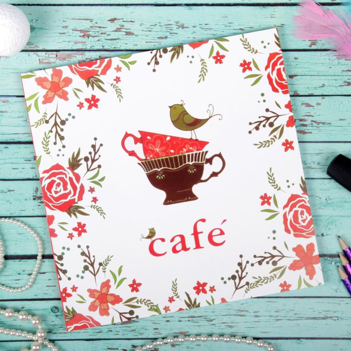 Раскраска для вдохновения "Кафе" 48 листов