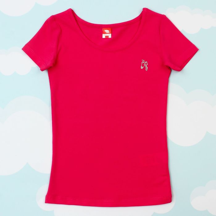 Футболка для девочки, рост 98 см, цвет фуксия