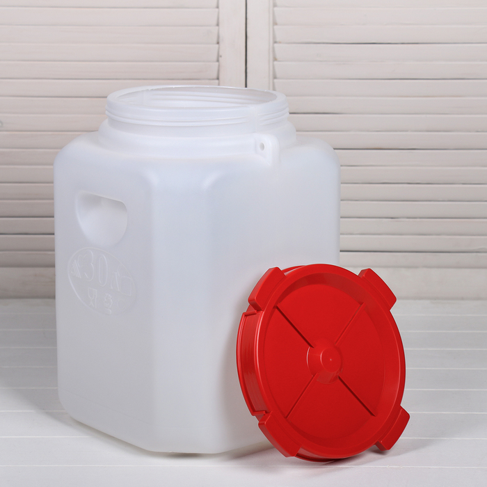 Бочка пищевая, 30 л, горловина 21.5 см, с крышкой